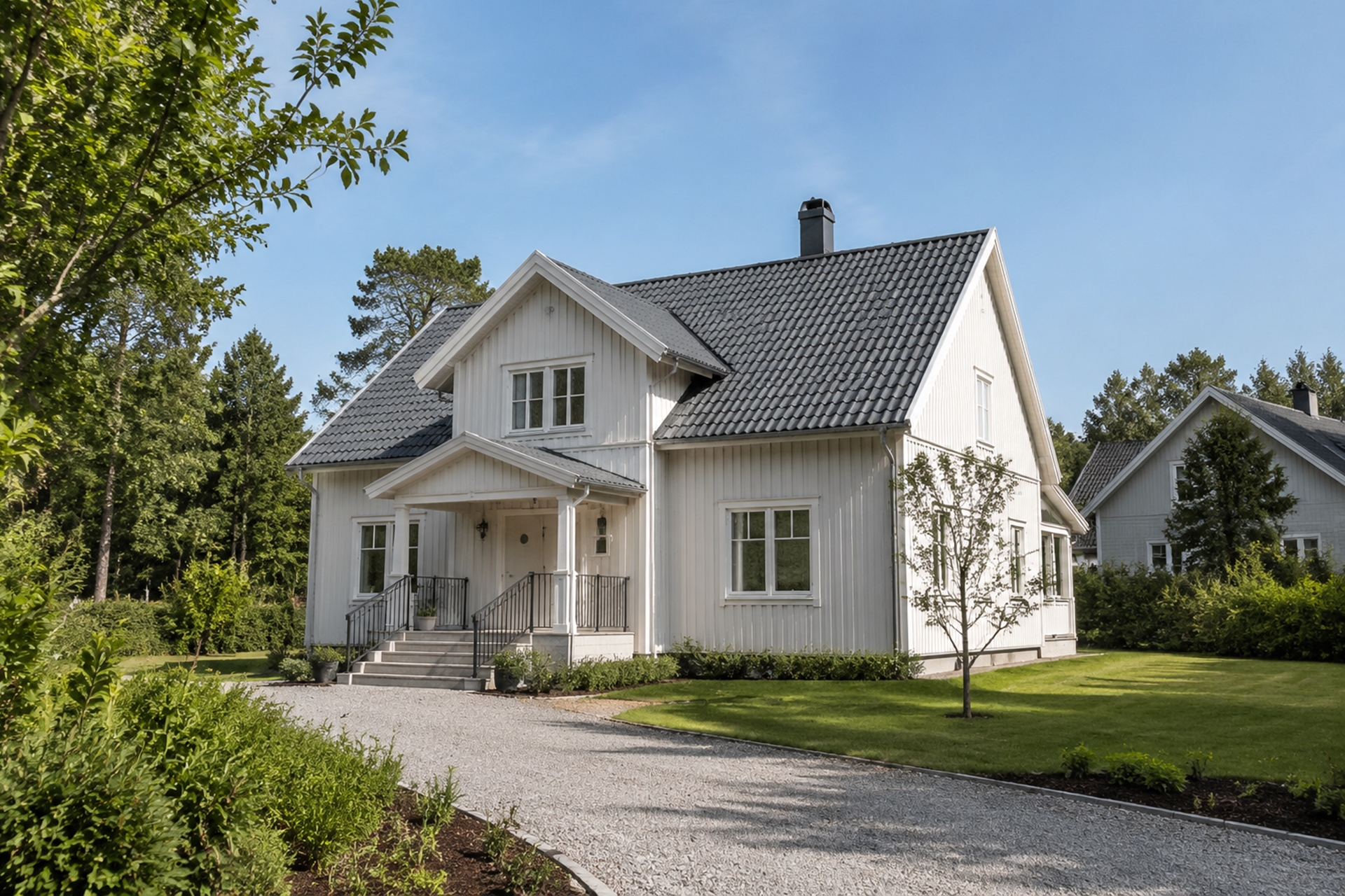 Villa som ska värderas inför en möjlig bostadsförsäljning